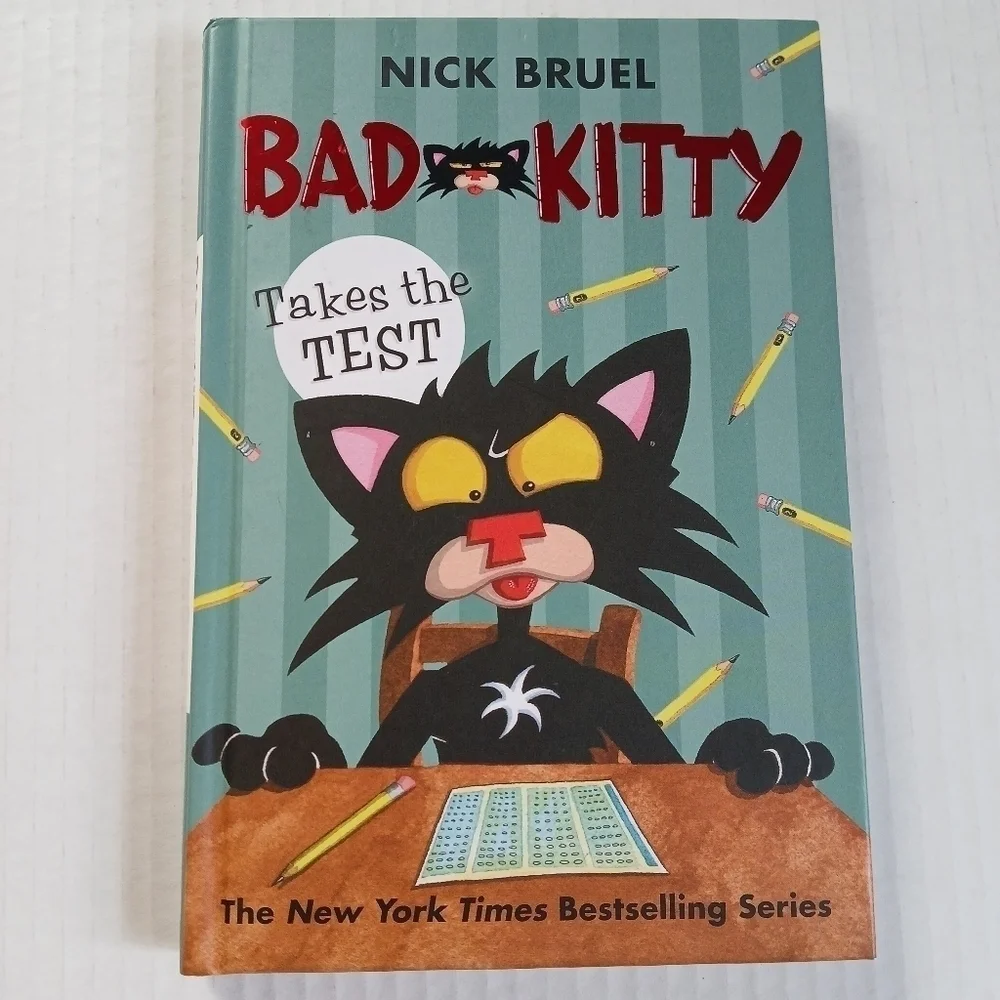 Bad Kitty Book Graphic Novel Takes the Test Nick Bruel 2017